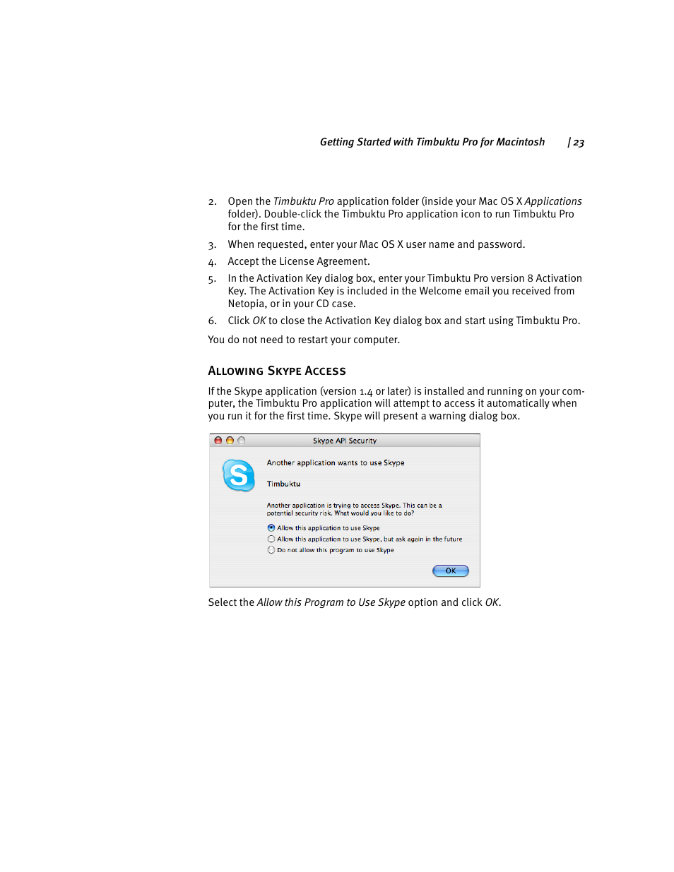 ARRIS Timbuktu for Macintosh v8.8.3- Getting Started Guide User Manual | Page 23 / 116
