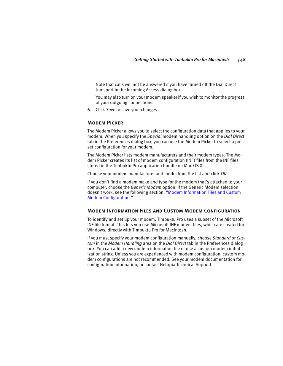 ARRIS Timbuktu for Macintosh v8.8.3- Getting Started Guide User Manual | Page 48 / 116