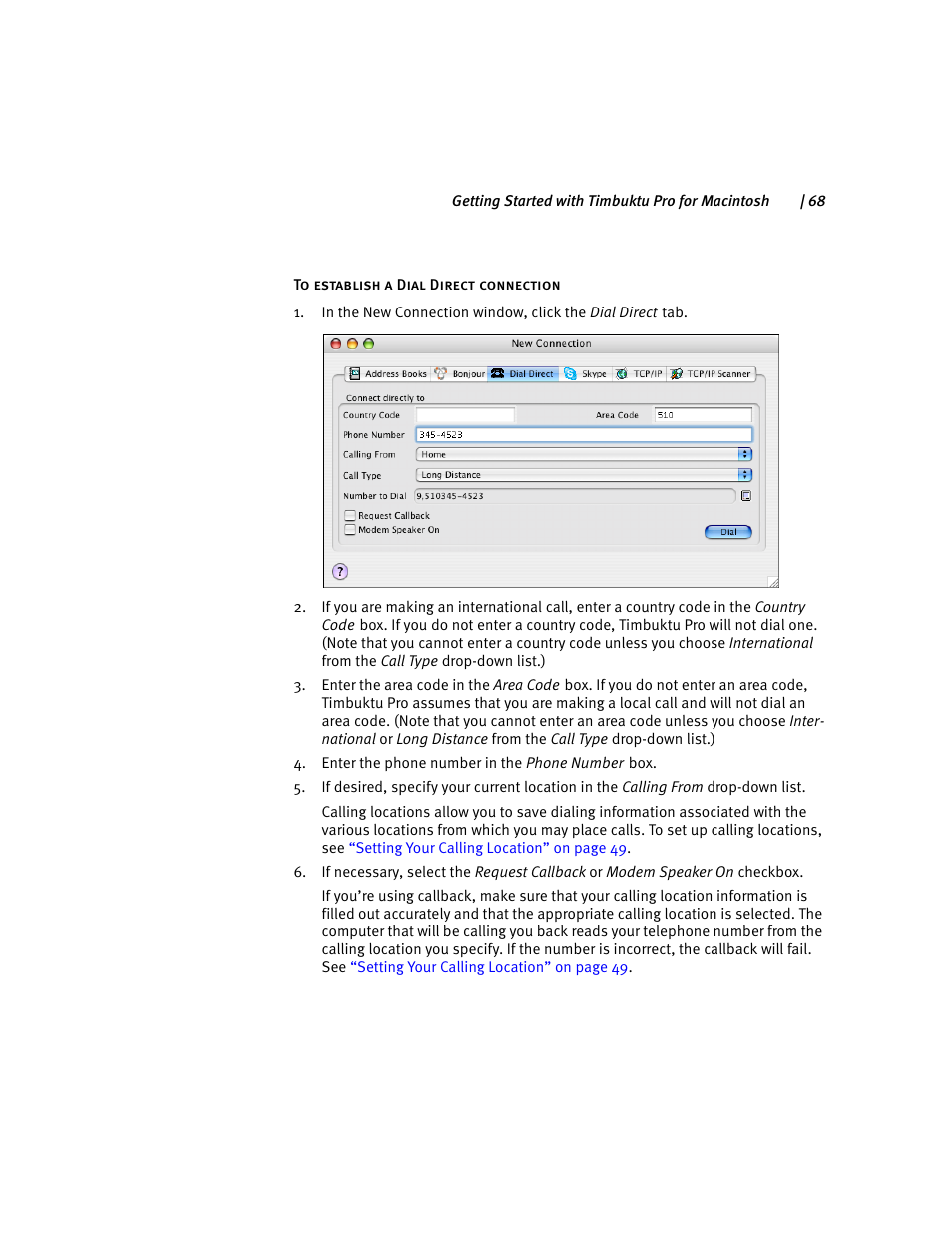 ARRIS Timbuktu for Macintosh v8.8.3- Getting Started Guide User Manual | Page 68 / 116