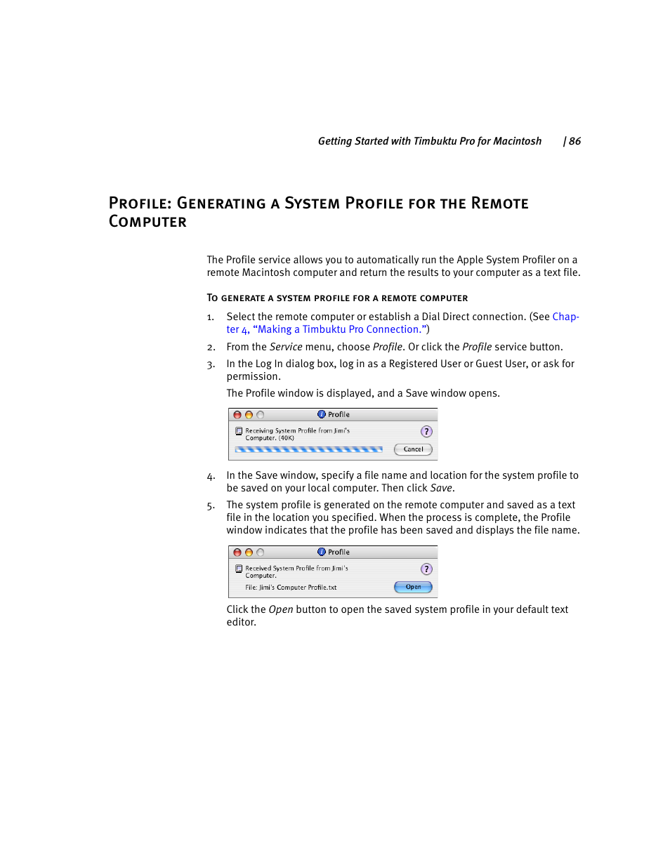 ARRIS Timbuktu for Macintosh v8.8.3- Getting Started Guide User Manual | Page 86 / 116