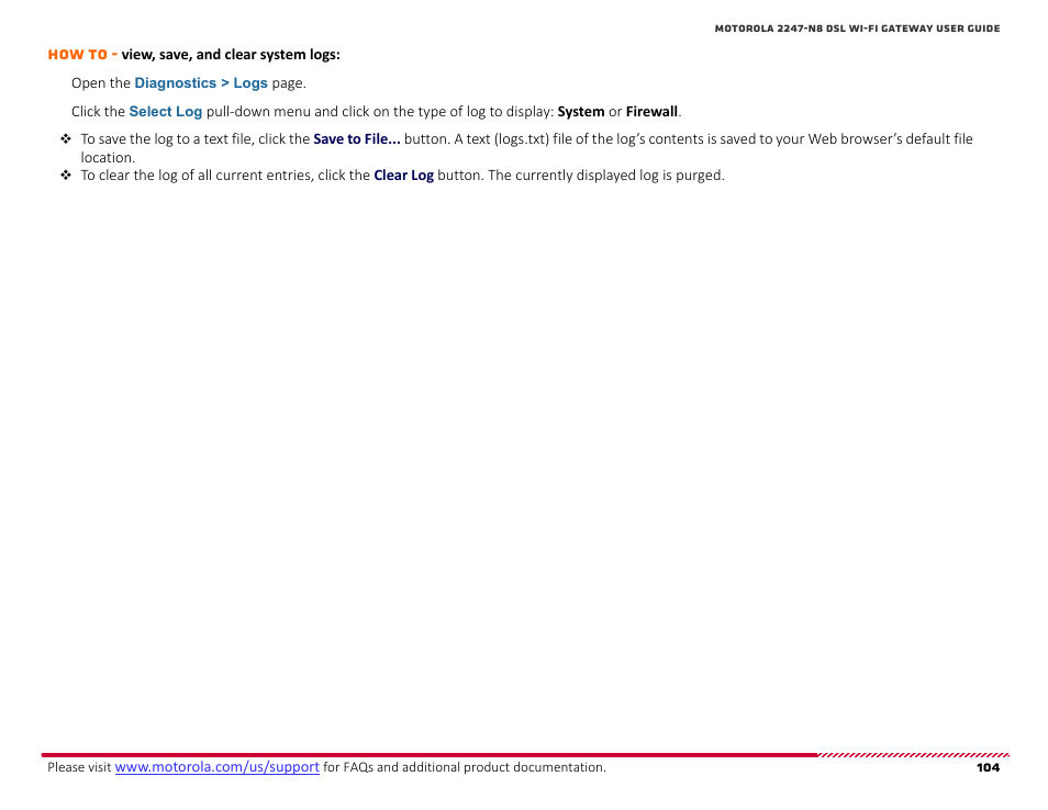 ARRIS 2247-N8-10NA (v9.1.x) User Manual User Manual | Page 104 / 131