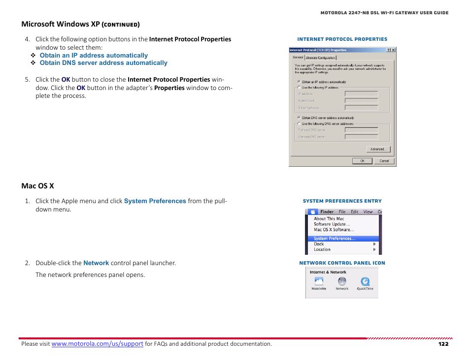 Mac os x | ARRIS 2247-N8-10NA (v9.1.x) User Manual User Manual | Page 122 / 131