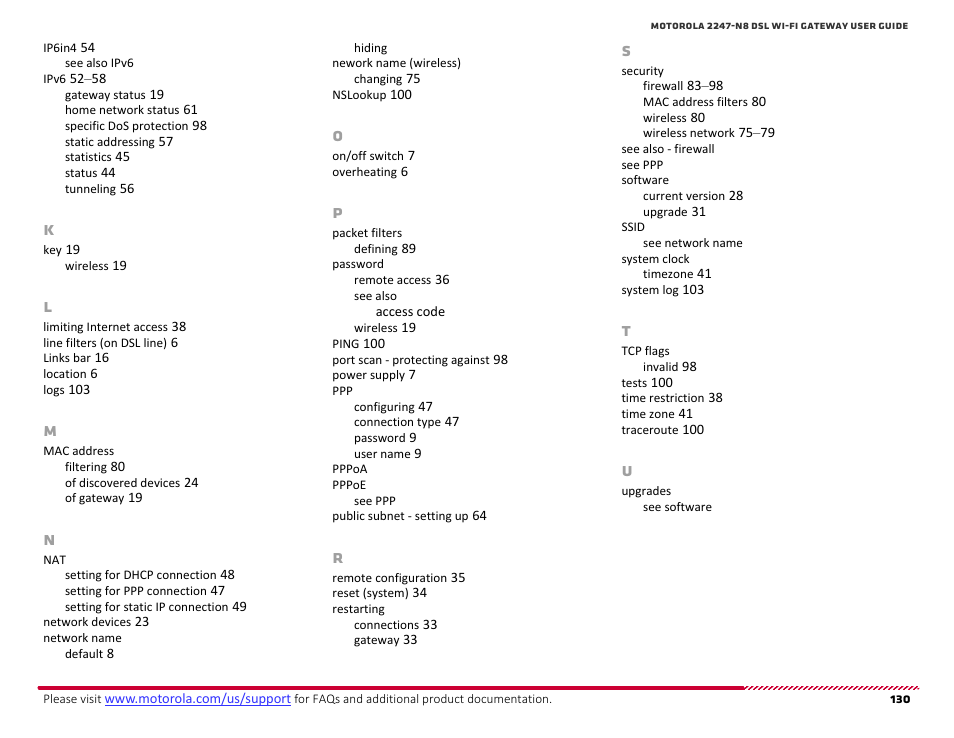 ARRIS 2247-N8-10NA (v9.1.x) User Manual User Manual | Page 130 / 131