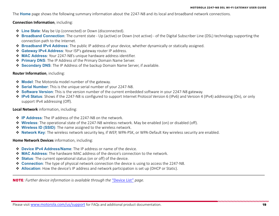 ARRIS 2247-N8-10NA (v9.1.x) User Manual User Manual | Page 19 / 131