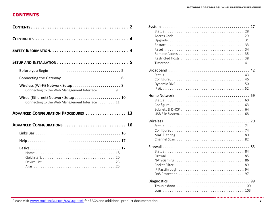 ARRIS 2247-N8-10NA (v9.1.x) User Manual User Manual | Page 2 / 131