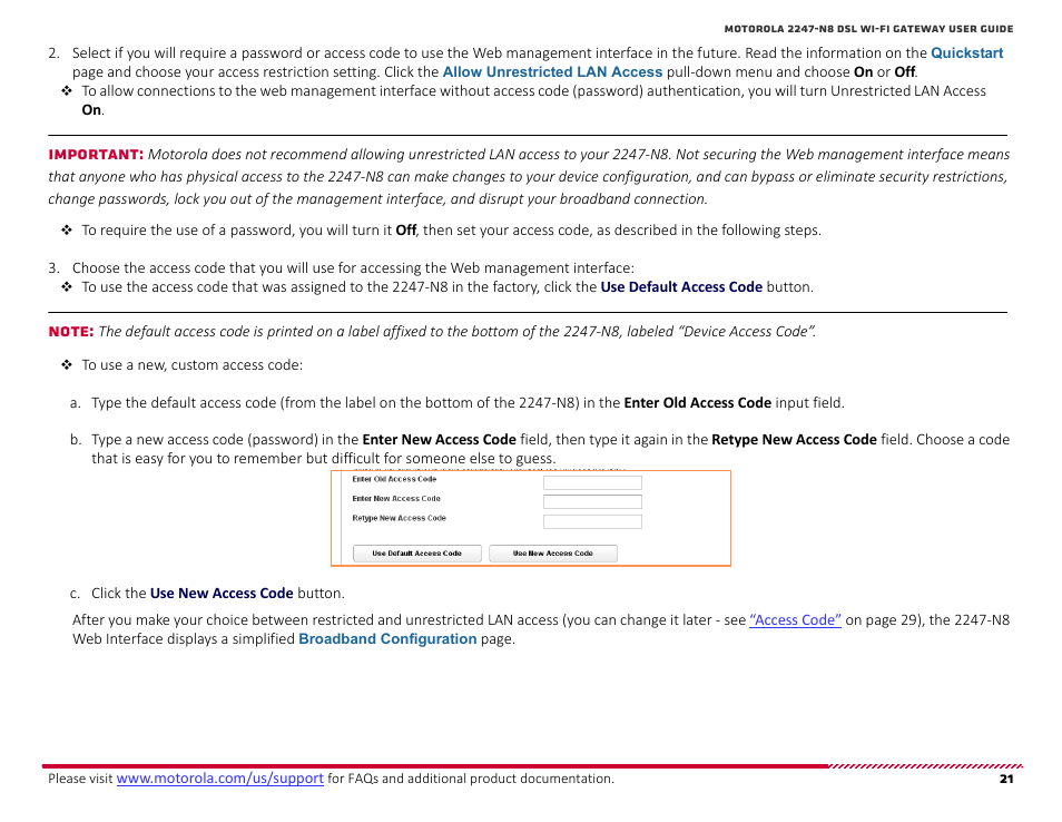 ARRIS 2247-N8-10NA (v9.1.x) User Manual User Manual | Page 21 / 131