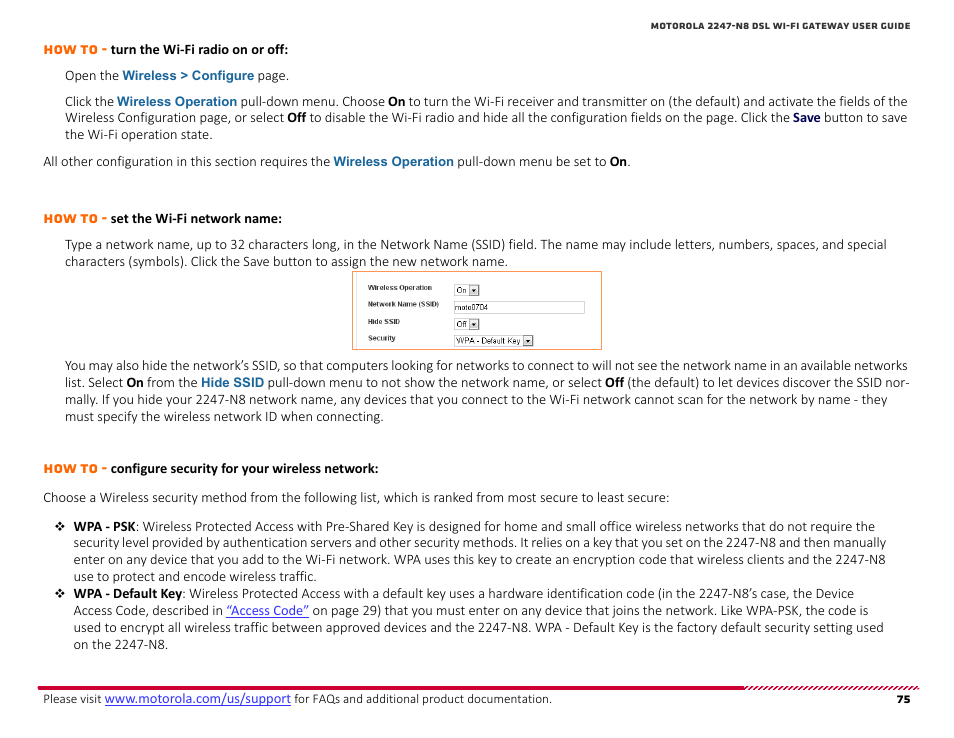 ARRIS 2247-N8-10NA (v9.1.x) User Manual User Manual | Page 75 / 131