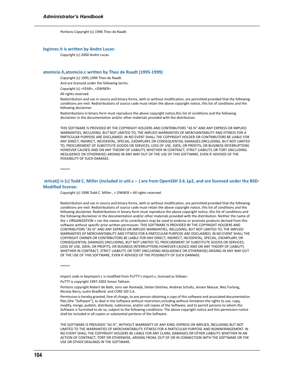ARRIS 2247-N8-10NA (v9.1.x) Admin Handbook User Manual | Page 104 / 110