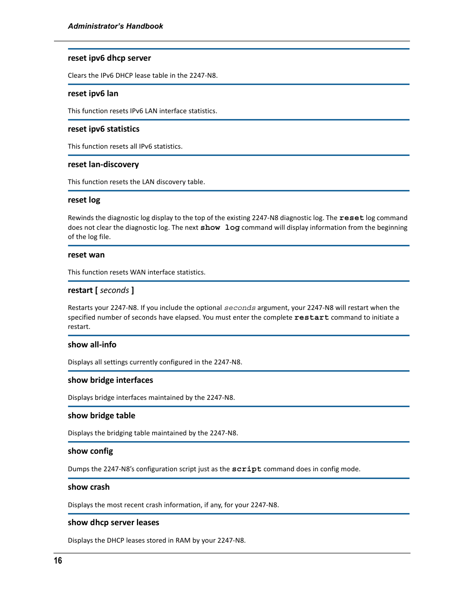 ARRIS 2247-N8-10NA (v9.1.x) Admin Handbook User Manual | Page 16 / 110