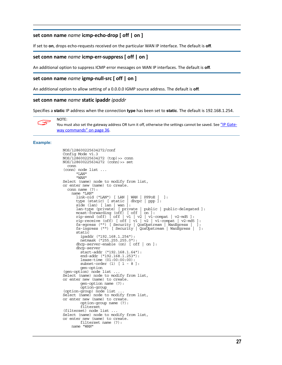 ARRIS 2247-N8-10NA (v9.1.x) Admin Handbook User Manual | Page 27 / 110