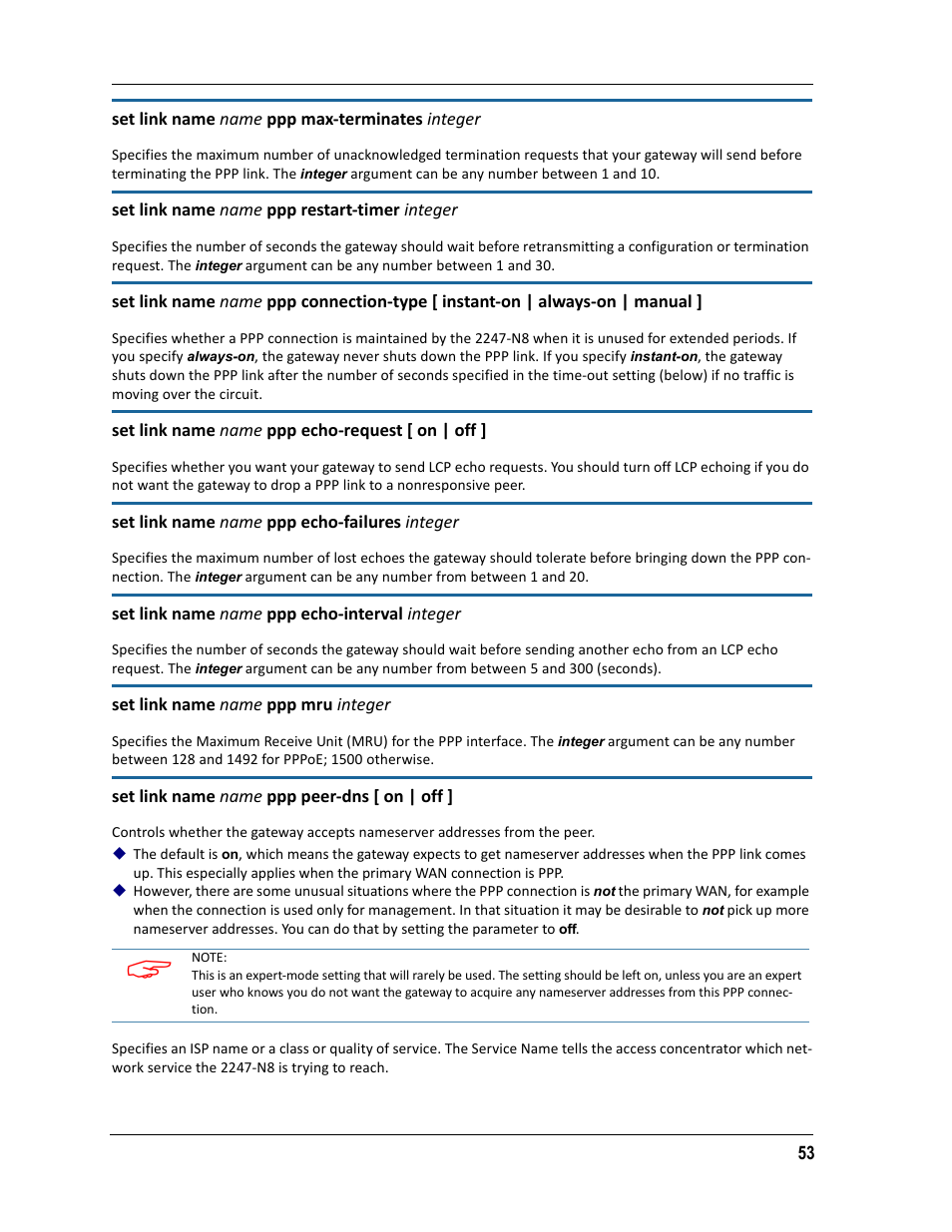 ARRIS 2247-N8-10NA (v9.1.x) Admin Handbook User Manual | Page 53 / 110