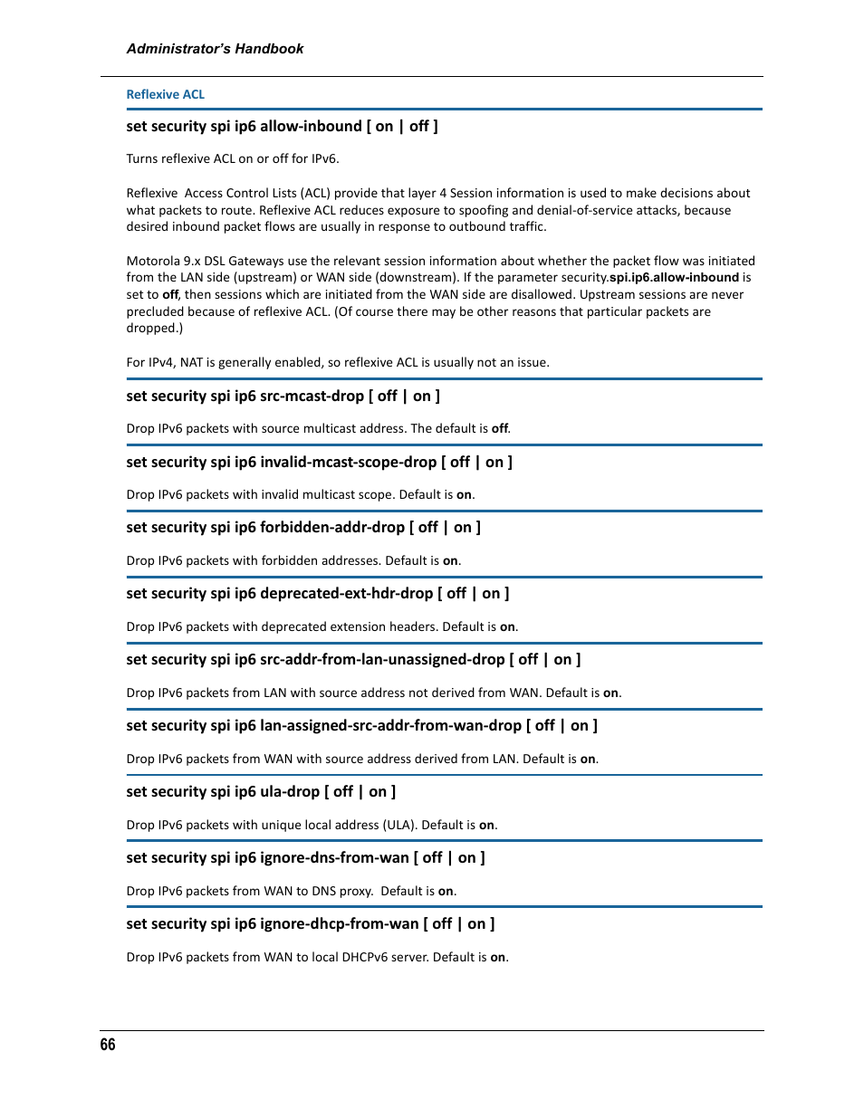 ARRIS 2247-N8-10NA (v9.1.x) Admin Handbook User Manual | Page 66 / 110