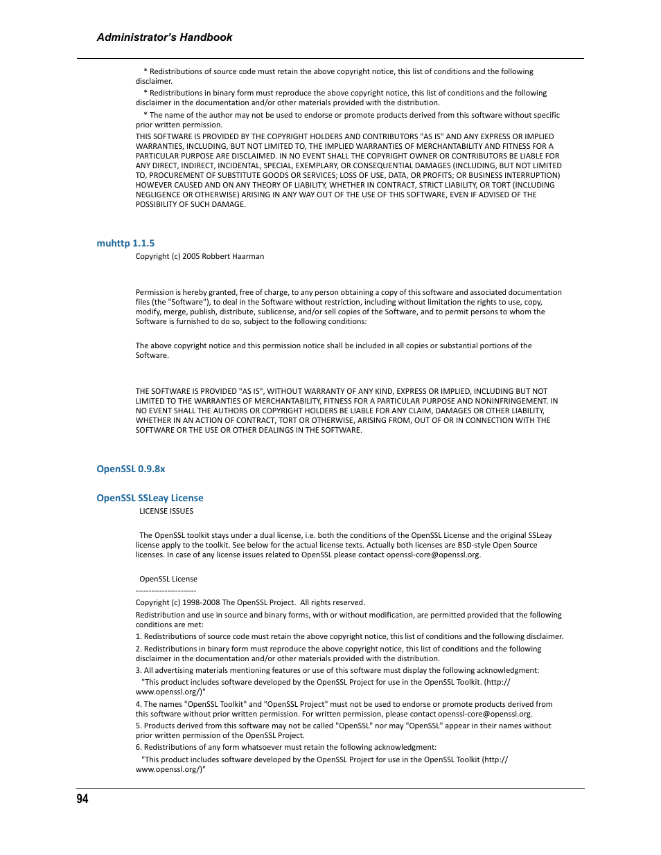 ARRIS 2247-N8-10NA (v9.1.x) Admin Handbook User Manual | Page 94 / 110