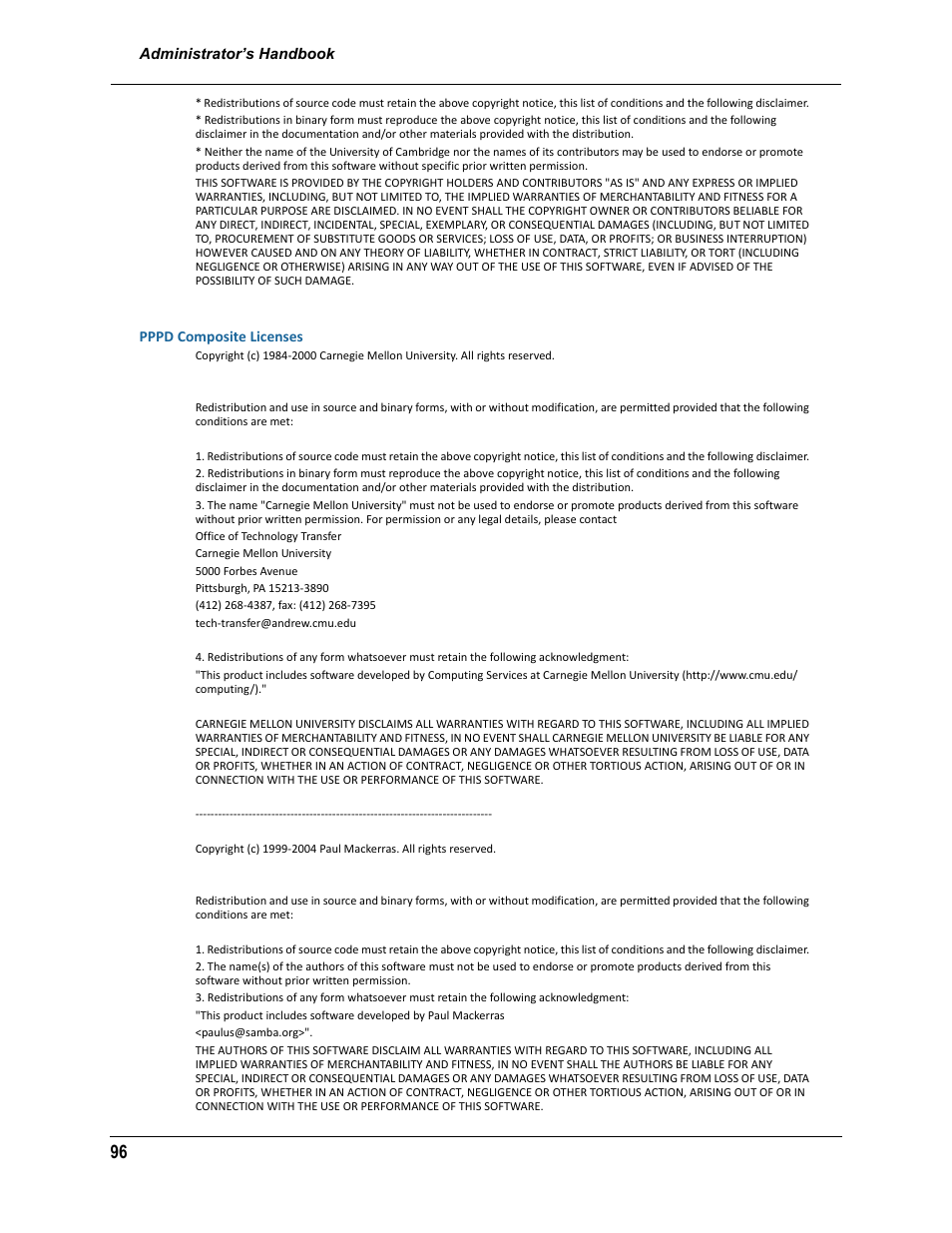 ARRIS 2247-N8-10NA (v9.1.x) Admin Handbook User Manual | Page 96 / 110