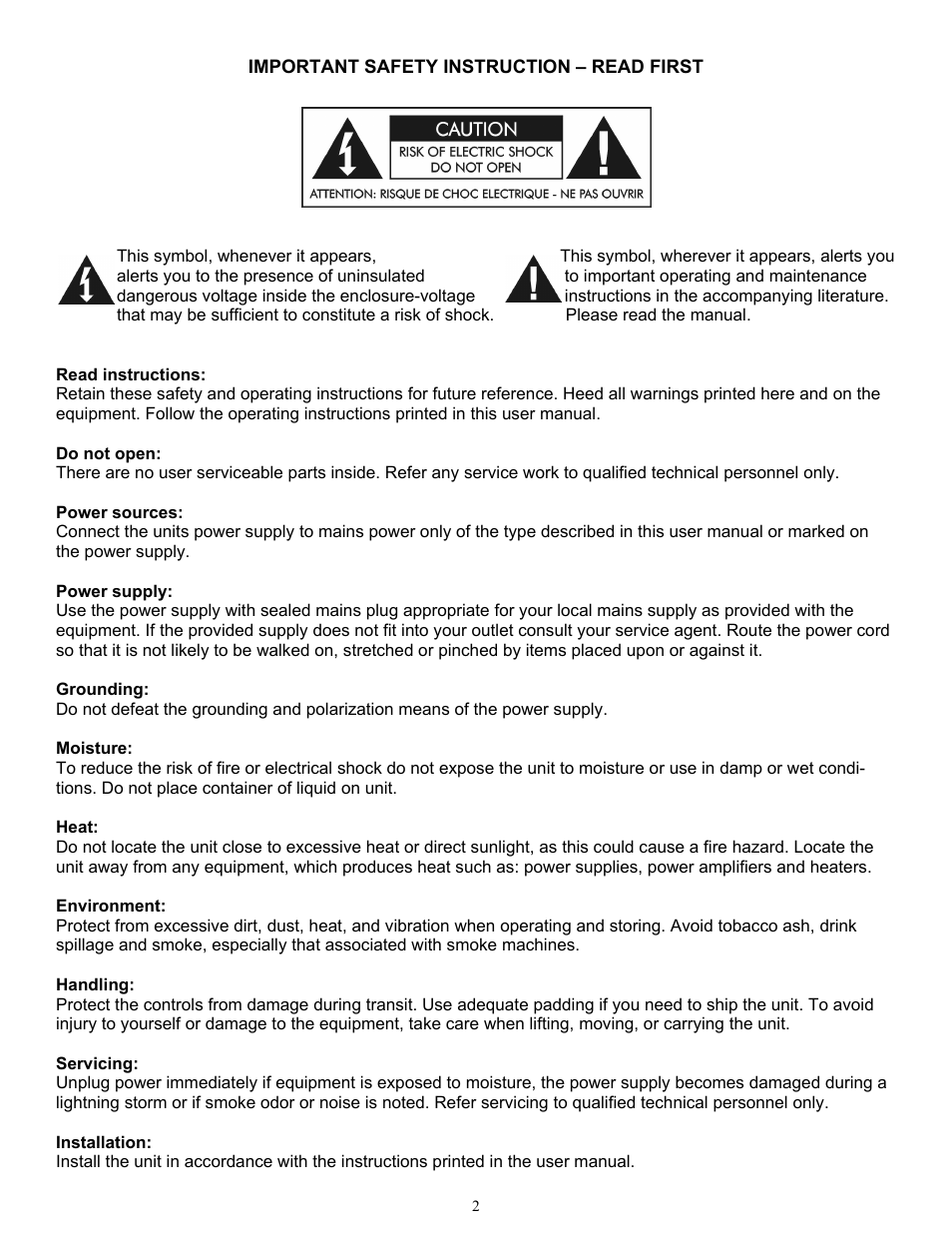 ART Pro Audio Auto-Tune Pre User Manual | Page 2 / 12