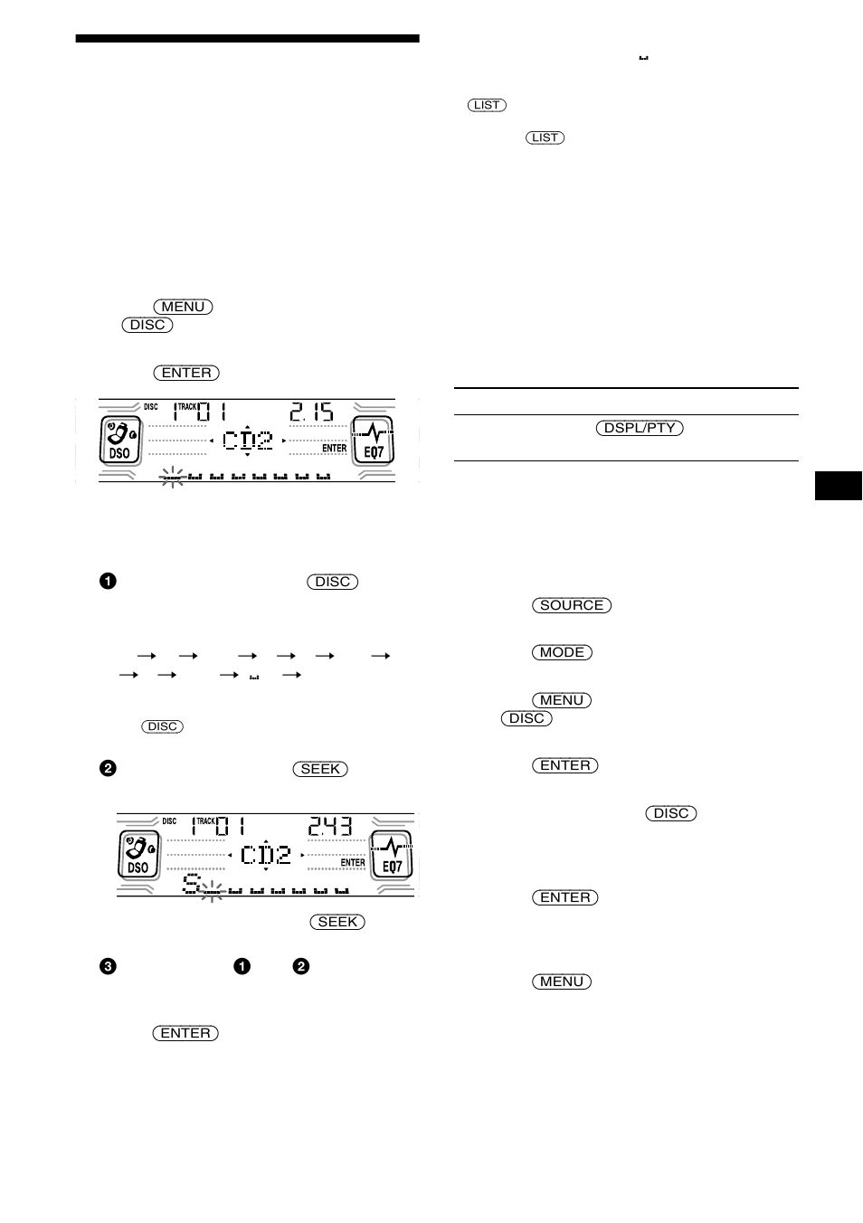 Labelling a cd — disc memo, Labelling a cd, Disc memo | 11 labelling a cd | Sony CDX-CA850 User Manual | Page 11 / 204