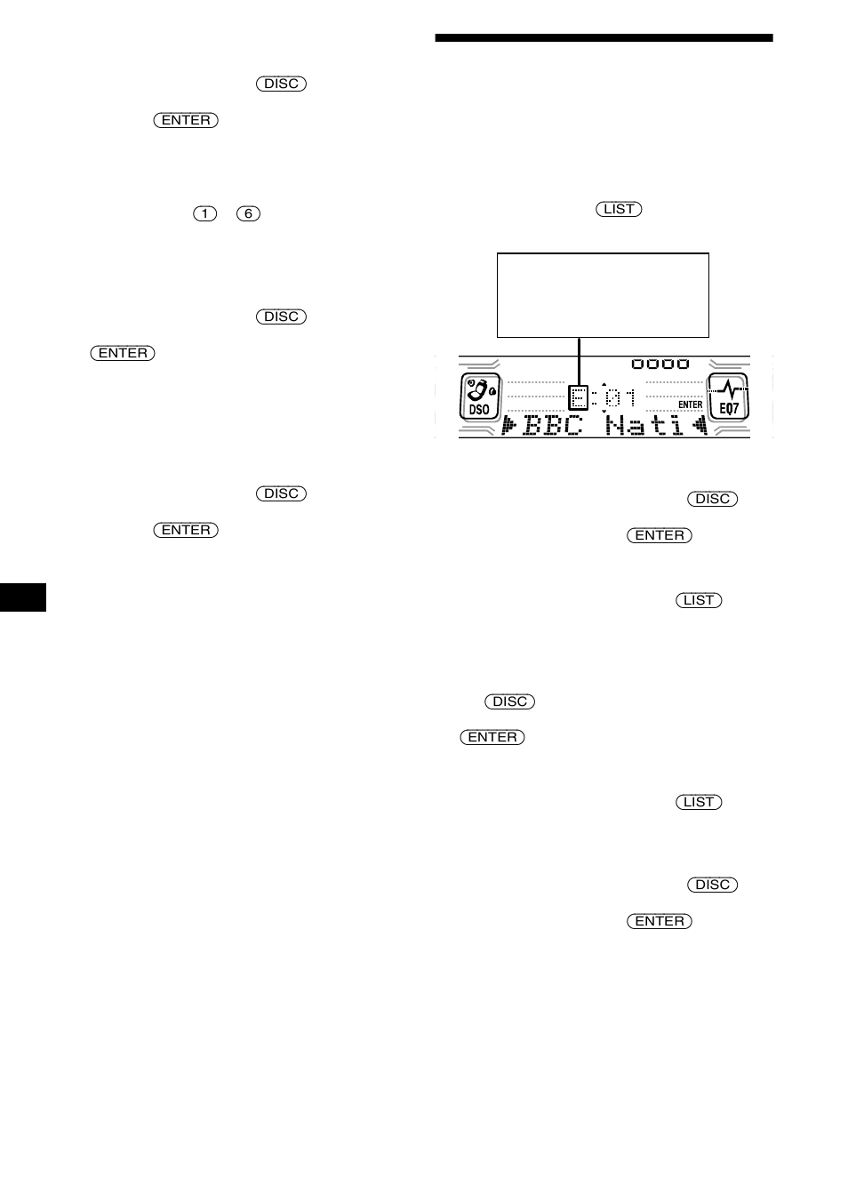 Sintonizar um programa dab através de uma, Lista, Sintonizar um programa dab através de uma lista | Sony CDX-CA850 User Manual | Page 120 / 204