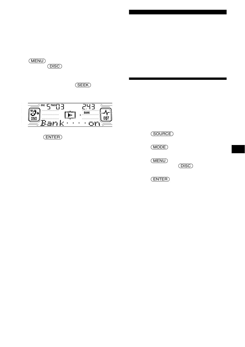 Radio, Almacenamiento automático de emisoras, Memoria de la mejor sintonía (btm) | Sony CDX-CA850 User Manual | Page 45 / 204