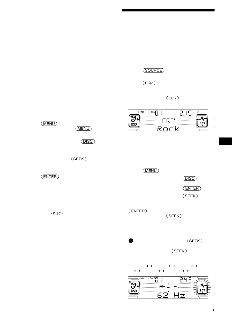 Ajuste del ecualizador | Sony CDX-CA850 User Manual | Page 59 / 204