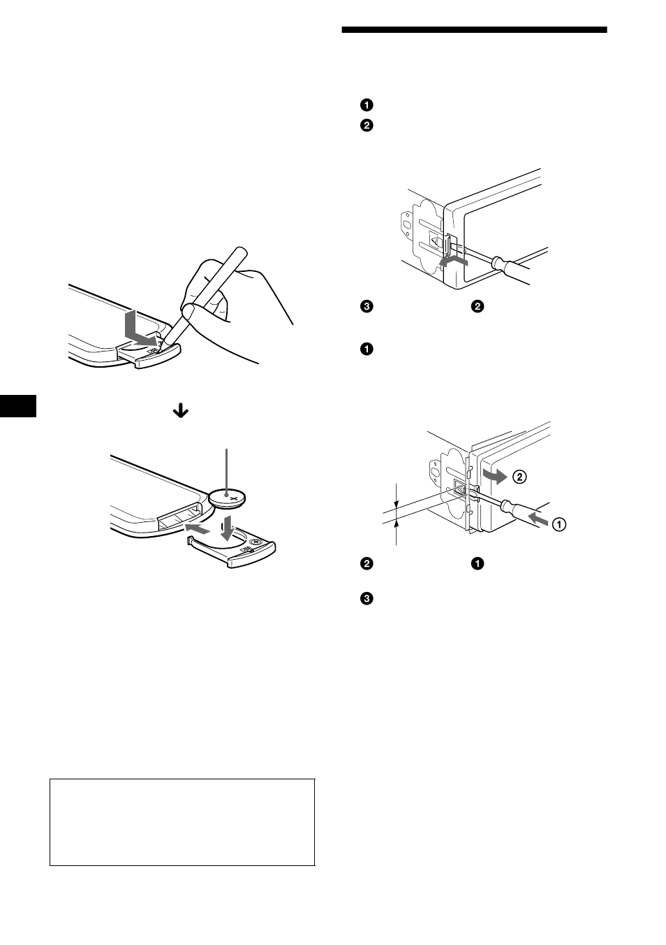 Extracción de la unidad | Sony CDX-CA850 User Manual | Page 62 / 204