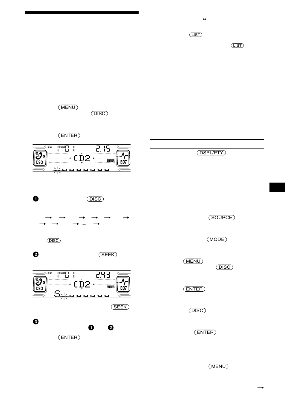 Namnge en cd, Disc memo, 11 namnge en cd | Sony CDX-CA850 User Manual | Page 77 / 204