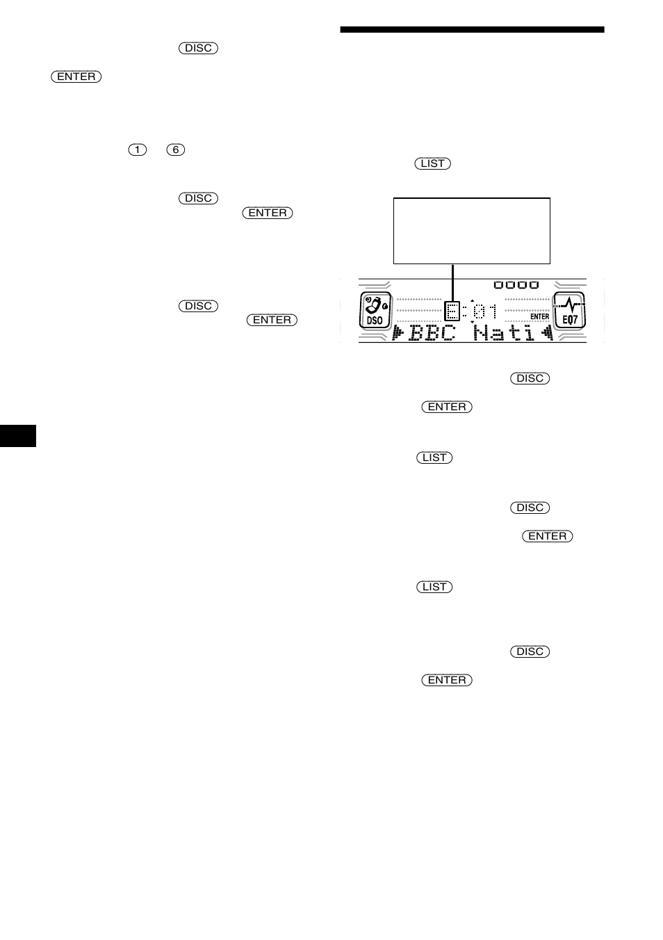 Ställa in dab-program med hjälp av en, Lista, Ställa in dab-program med hjälp av en lista | Sony CDX-CA850 User Manual | Page 88 / 204