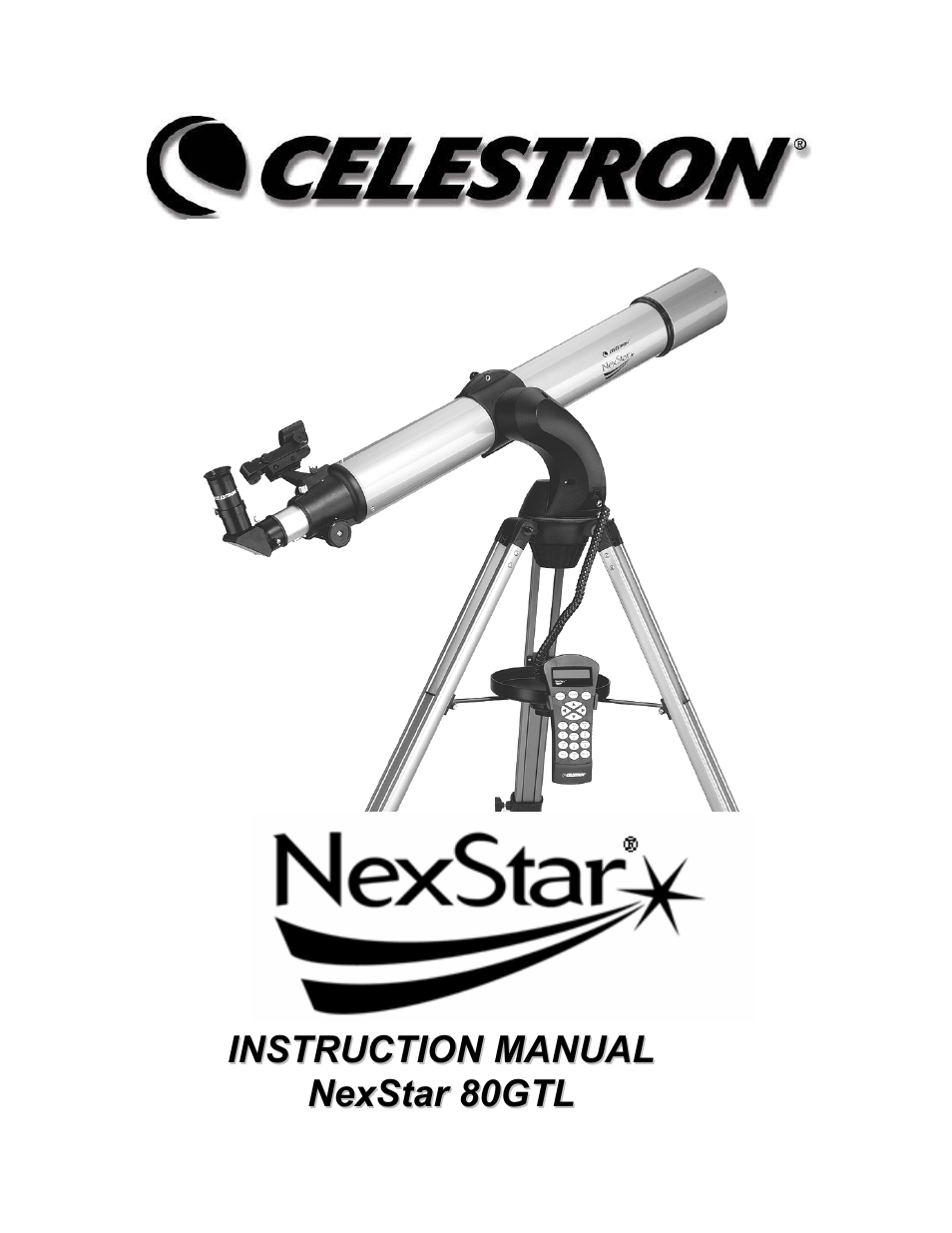 Celestron NexStar 80GTL User Manual | 44 pages