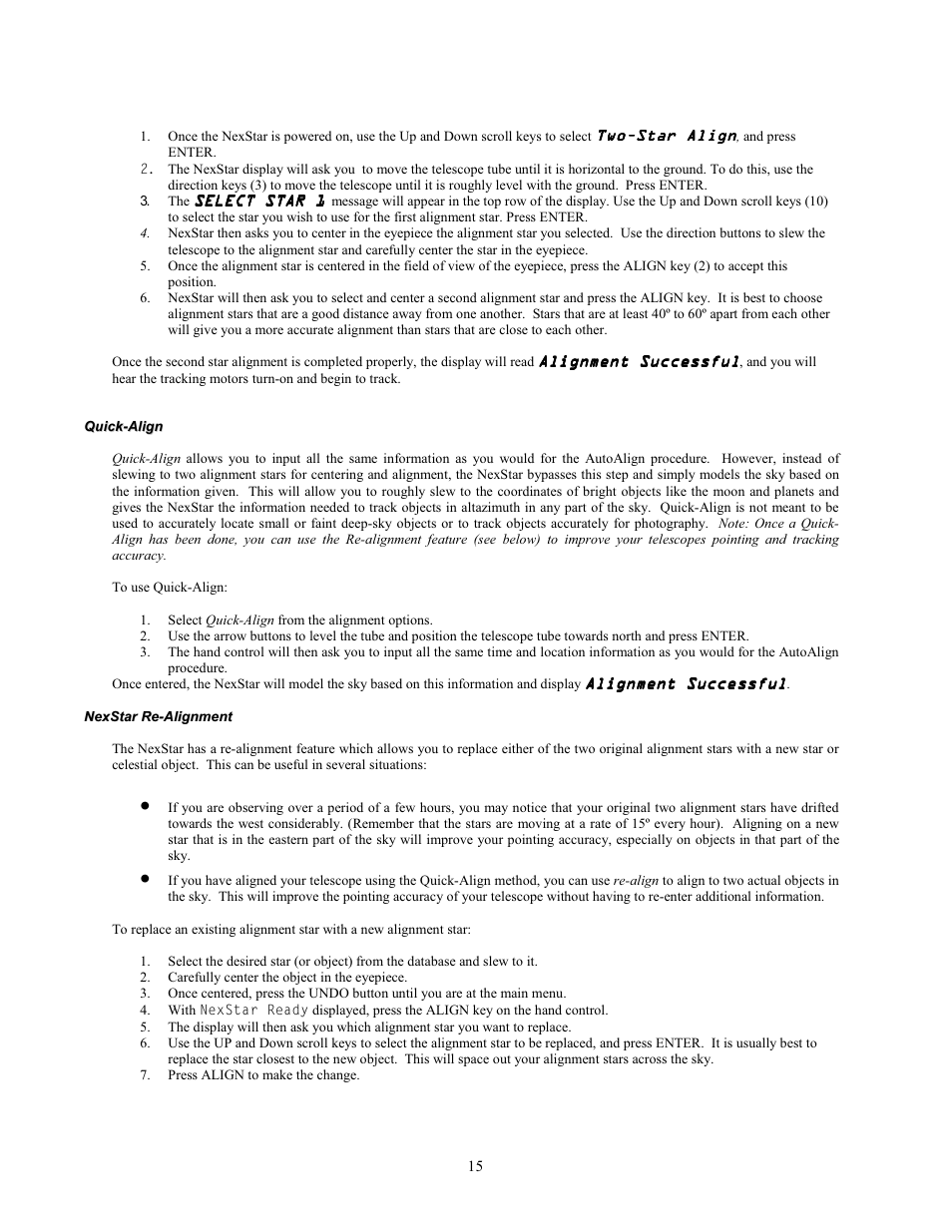 Celestron NexStar 80GTL User Manual | Page 15 / 44