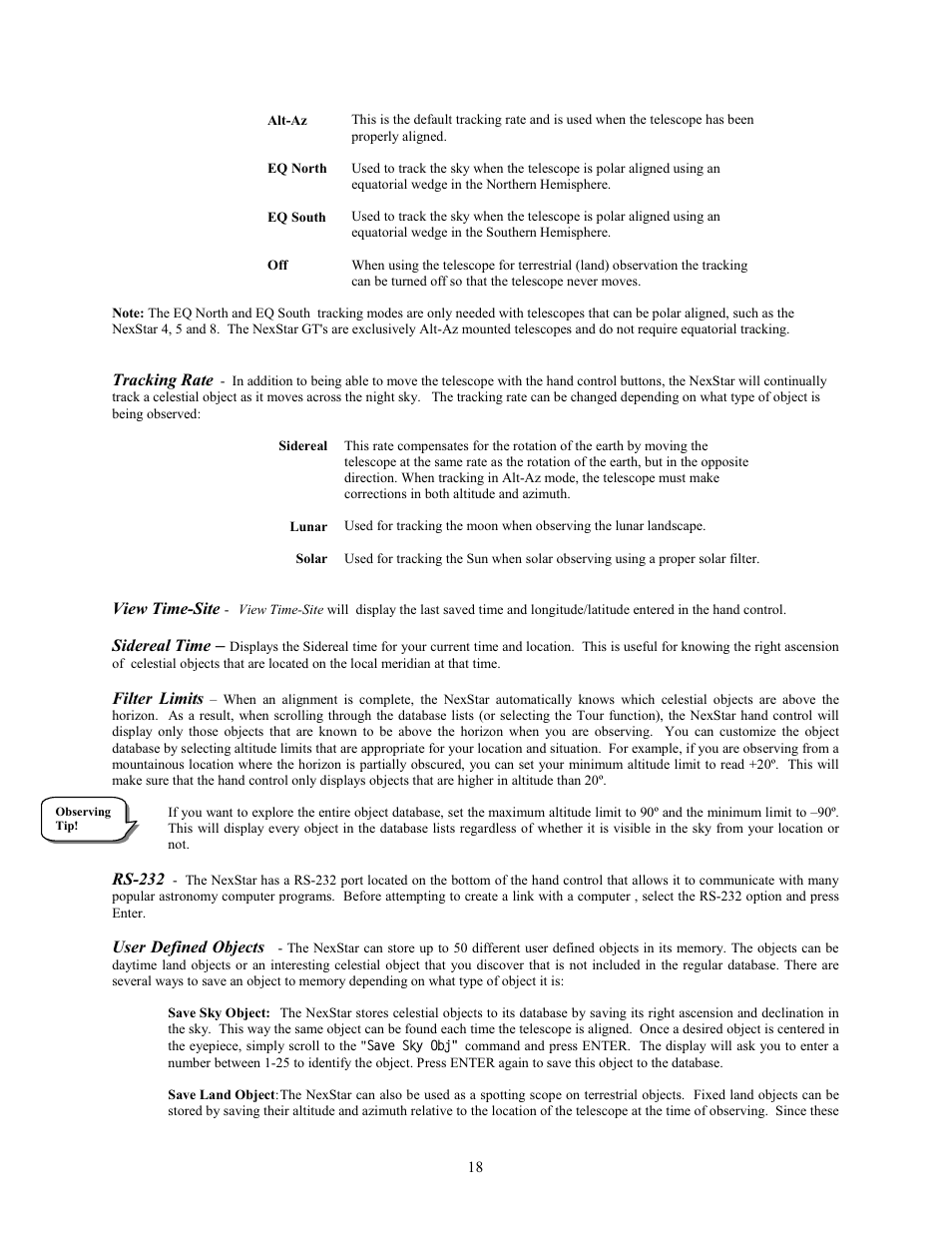 Celestron NexStar 80GTL User Manual | Page 18 / 44