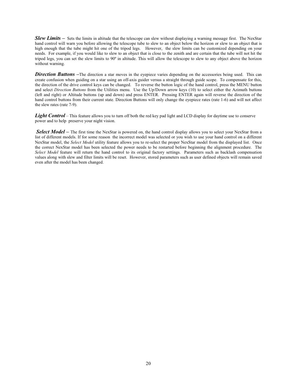 Celestron NexStar 80GTL User Manual | Page 20 / 44