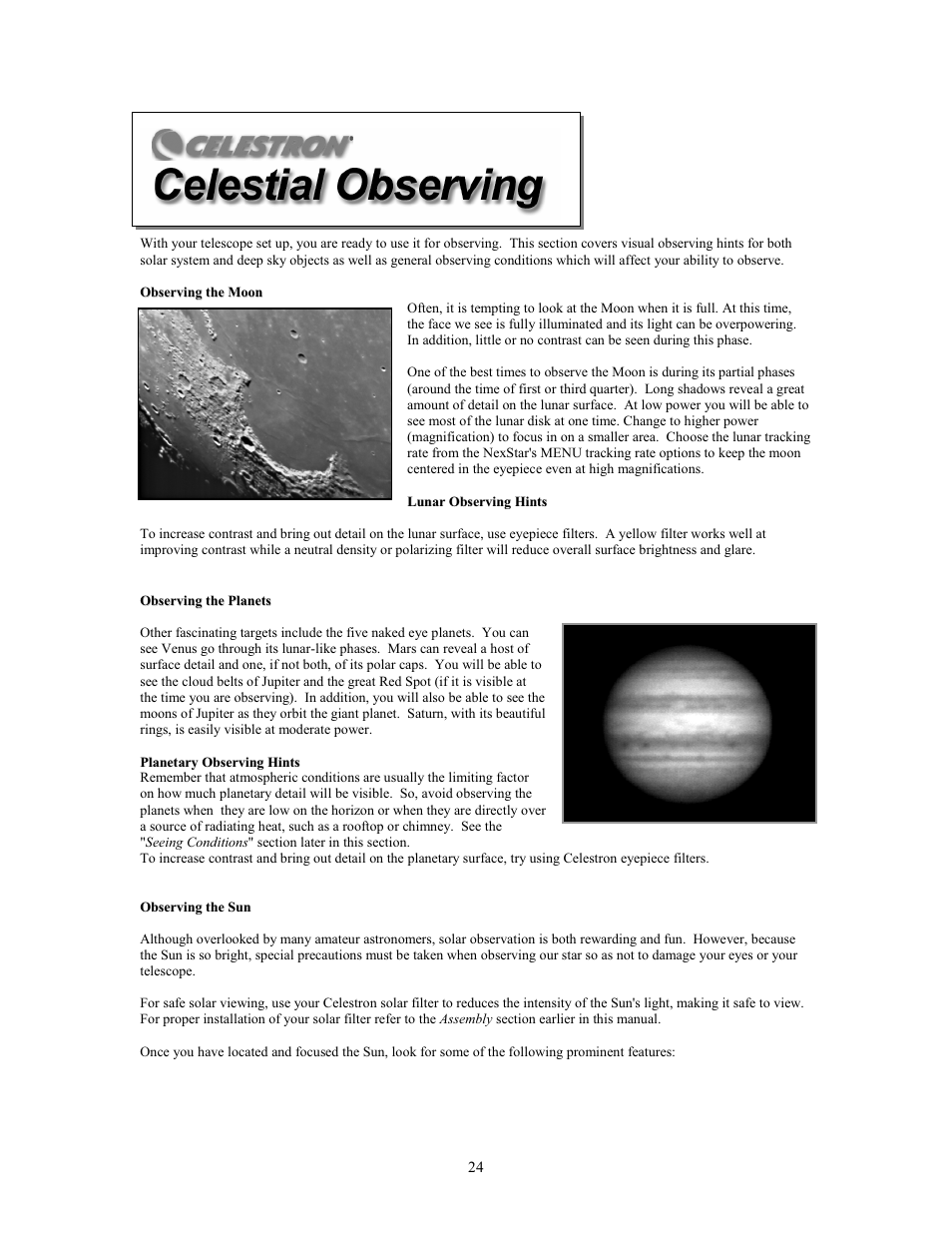 Celestron NexStar 80GTL User Manual | Page 24 / 44