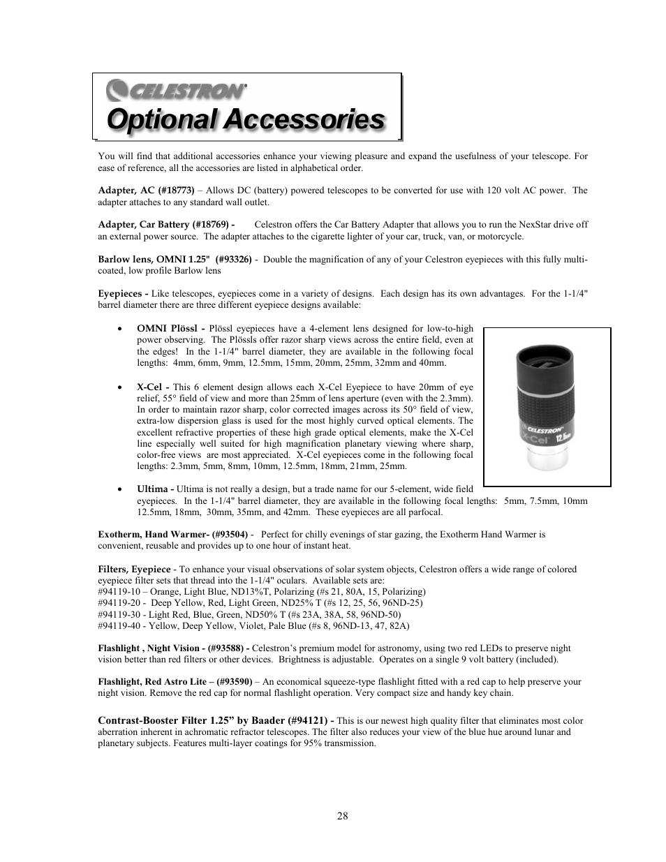 Celestron NexStar 80GTL User Manual | Page 28 / 44