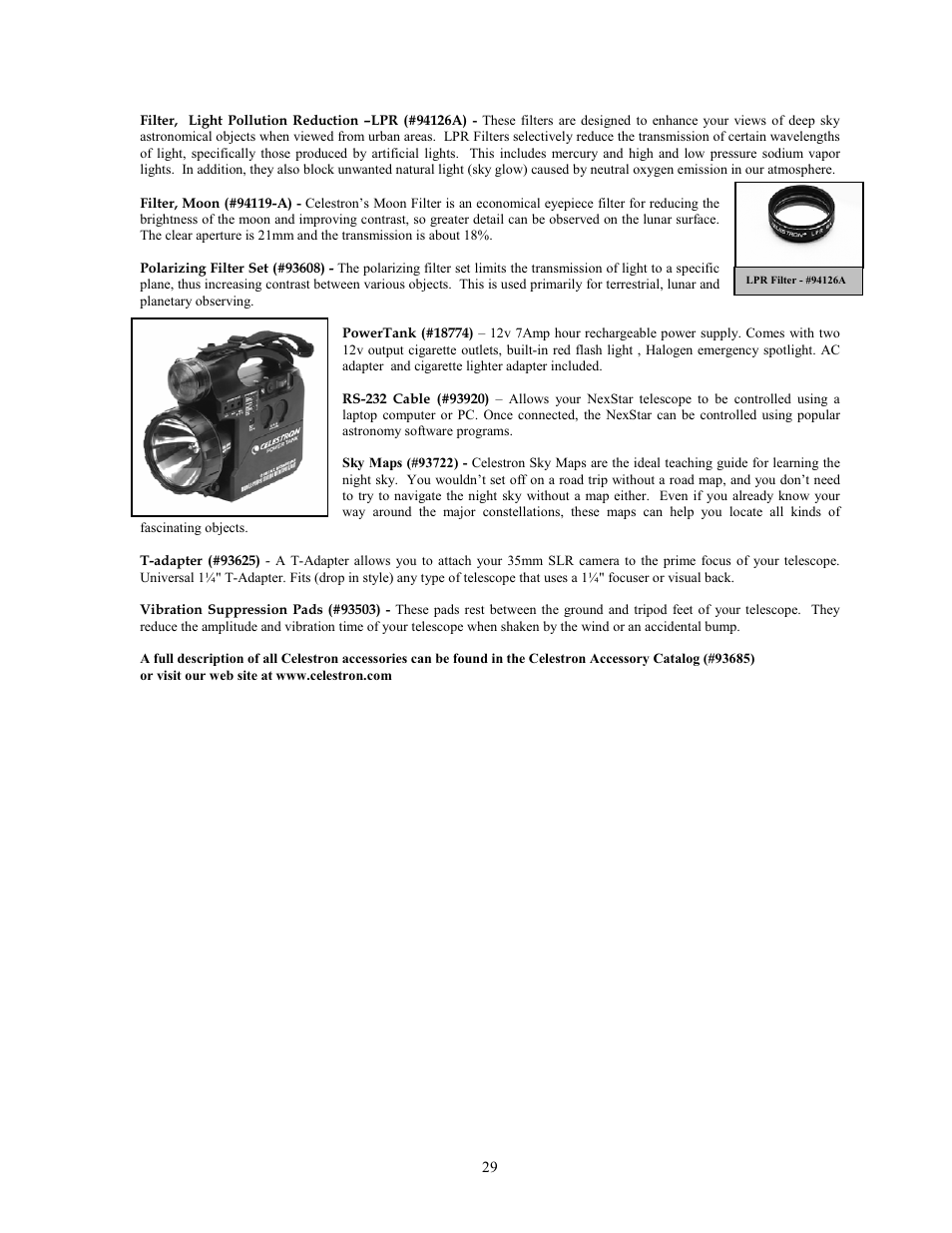 Celestron NexStar 80GTL User Manual | Page 29 / 44