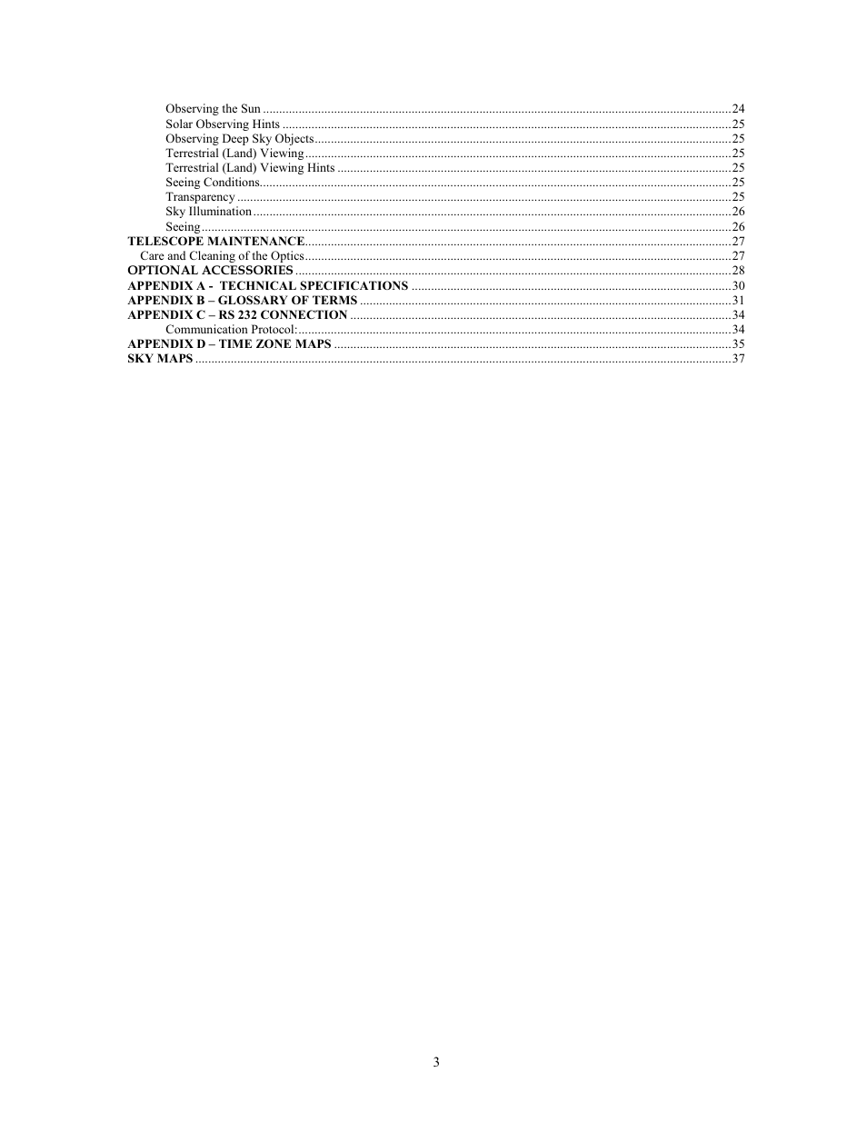 Celestron NexStar 80GTL User Manual | Page 3 / 44