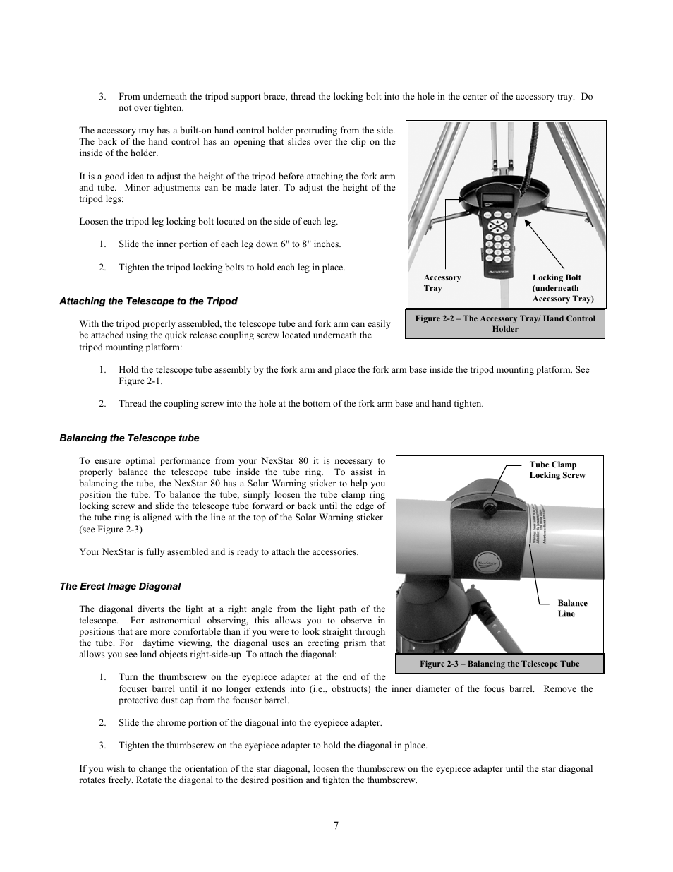 Celestron NexStar 80GTL User Manual | Page 7 / 44