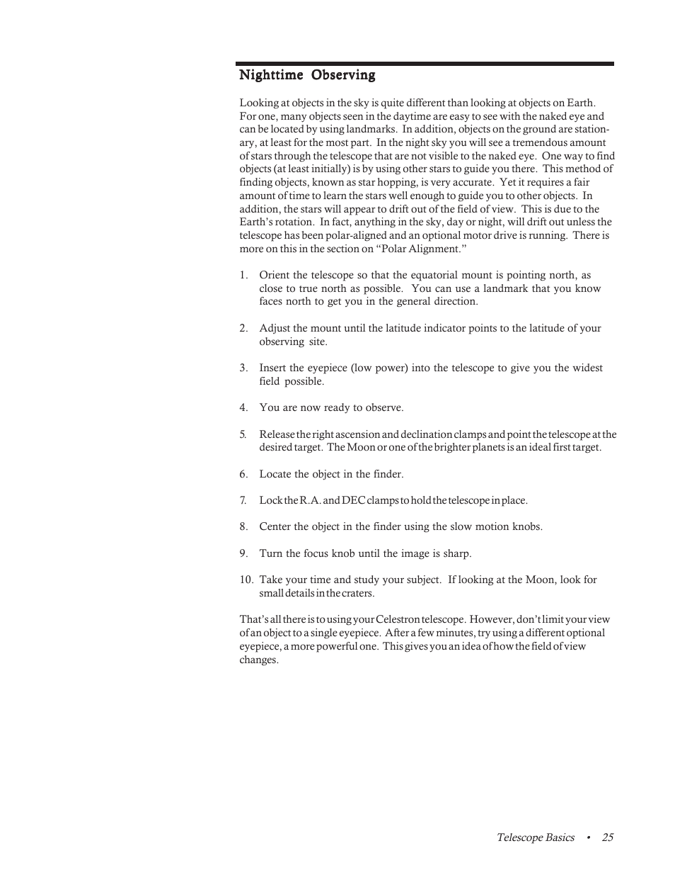 Celestron CR-150 HD User Manual | Page 25 / 59