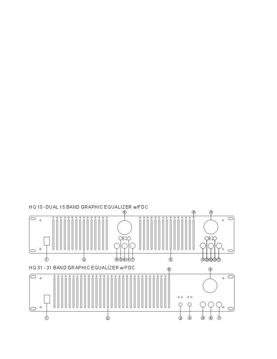 ART Pro Audio HQ15 - Pro Dual 15 Band EQ w/ FDC User Manual | Page 5 / 14