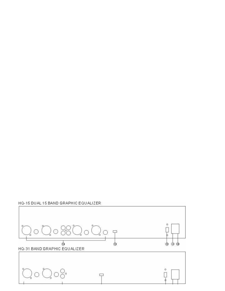 ART Pro Audio HQ15 - Pro Dual 15 Band EQ w/ FDC User Manual | Page 7 / 14