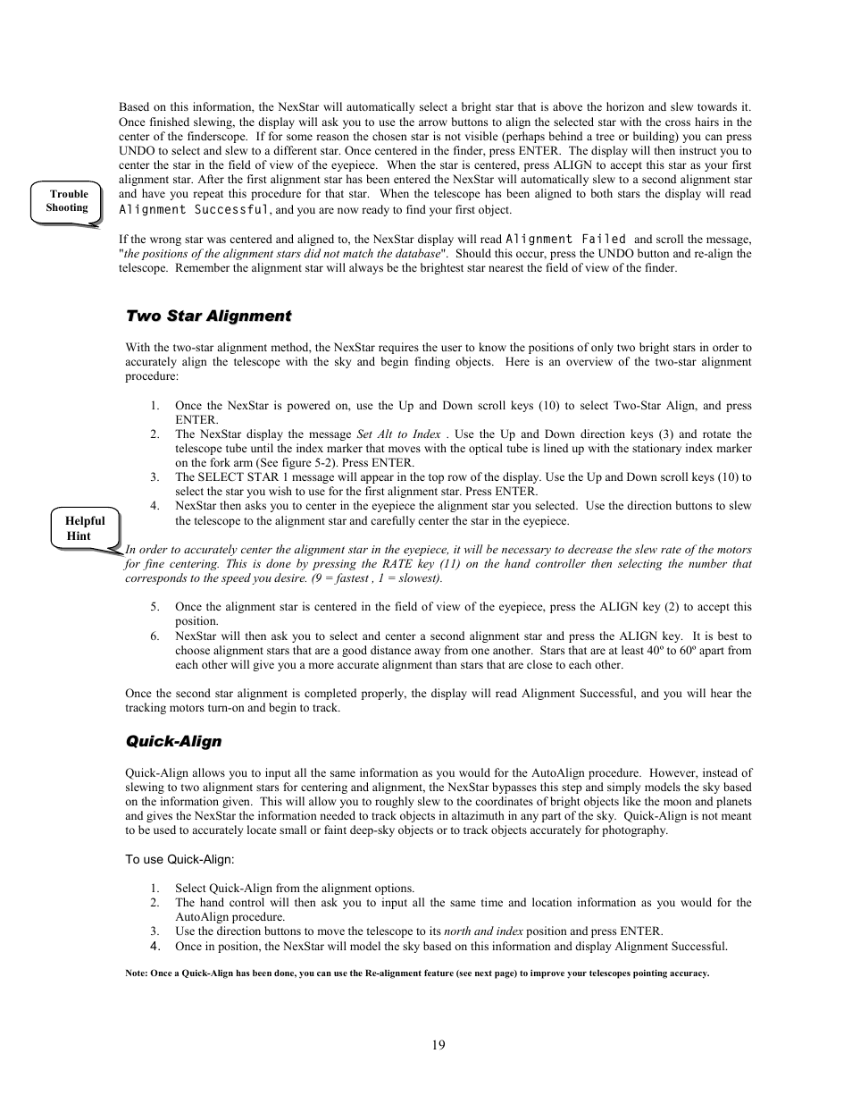 Celestron NexStar GPS 93507 User Manual | Page 19 / 74