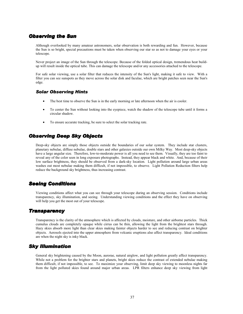 Celestron NexStar GPS 93507 User Manual | Page 37 / 74