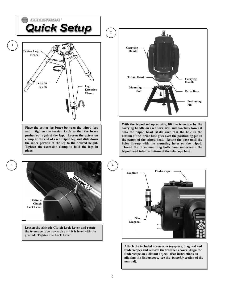 Celestron NexStar GPS 93507 User Manual | Page 6 / 74