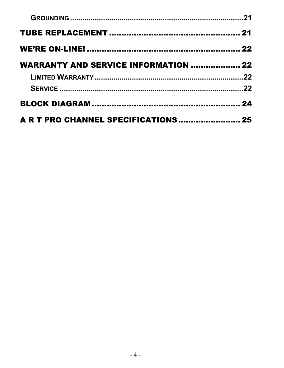 ART Pro Audio Pro Channel - Mic Preamp/Compressor/EQ User Manual | Page 5 / 27