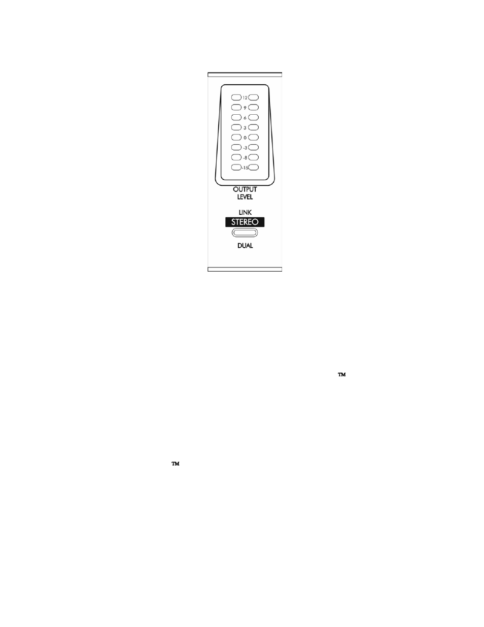 Figure 2 – led output meter and link switch, Led output meter, The link switch | ART Pro Audio Pro VLA II - Two Channel Vactrol-based Compressor User Manual | Page 9 / 16
