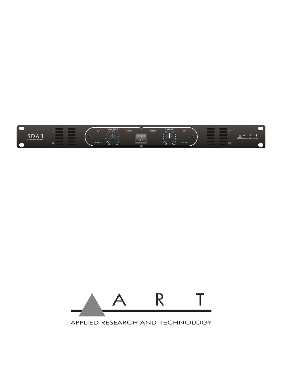 ART Pro Audio SDA1 - Studio Digital Amplifier User Manual | 16 pages