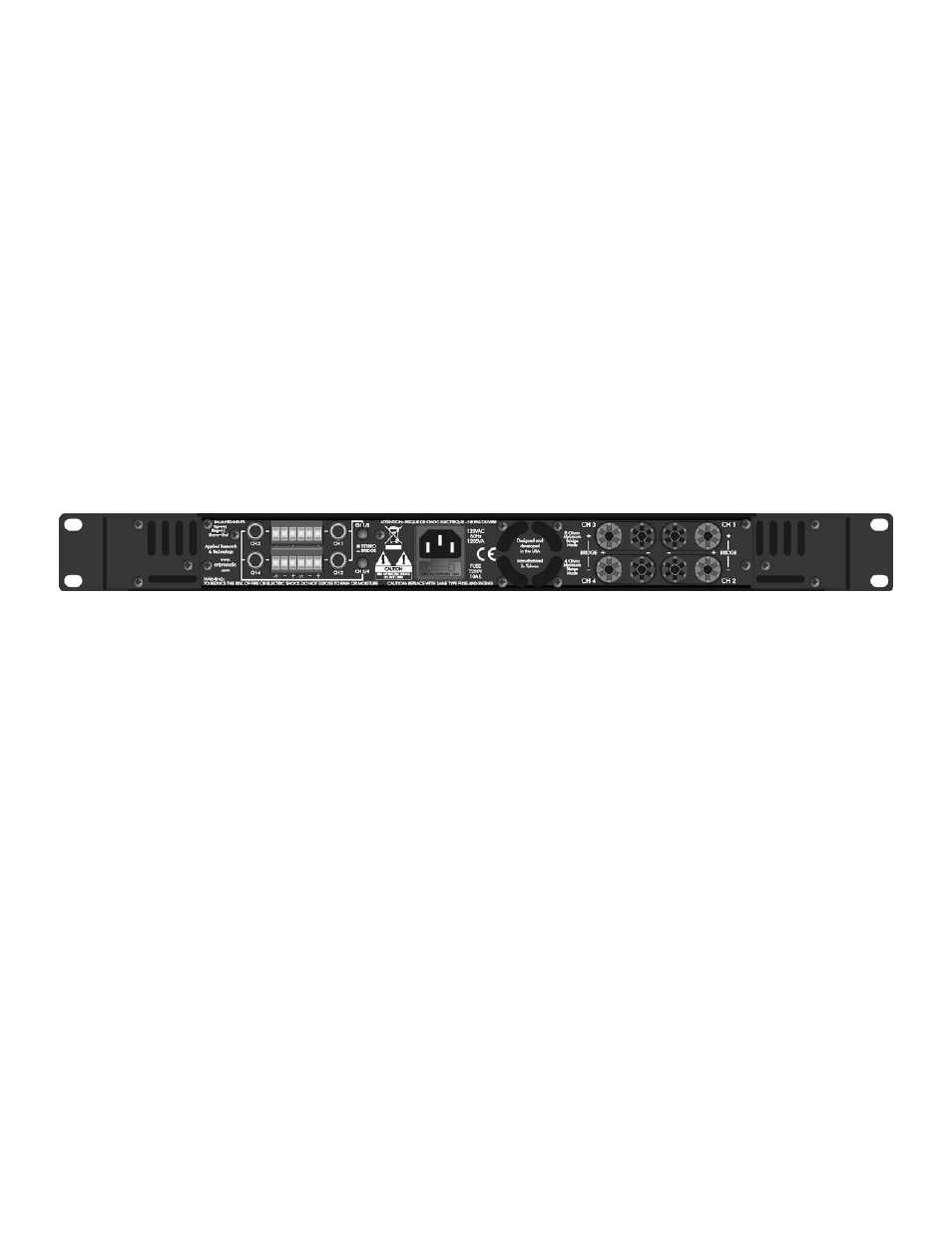 ART Pro Audio SLA4 - 4x140W Power Amplifier User Manual | Page 2 / 20