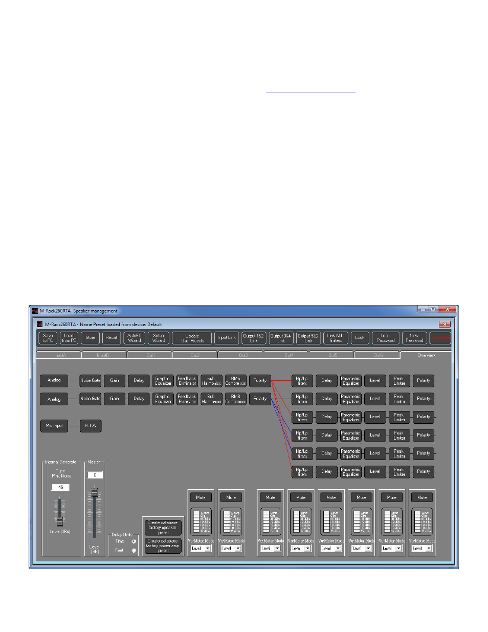 Operation, Figure 4 - pc overview screen | ART Pro Audio SMS226 - Speaker Management System User Manual | Page 20 / 28