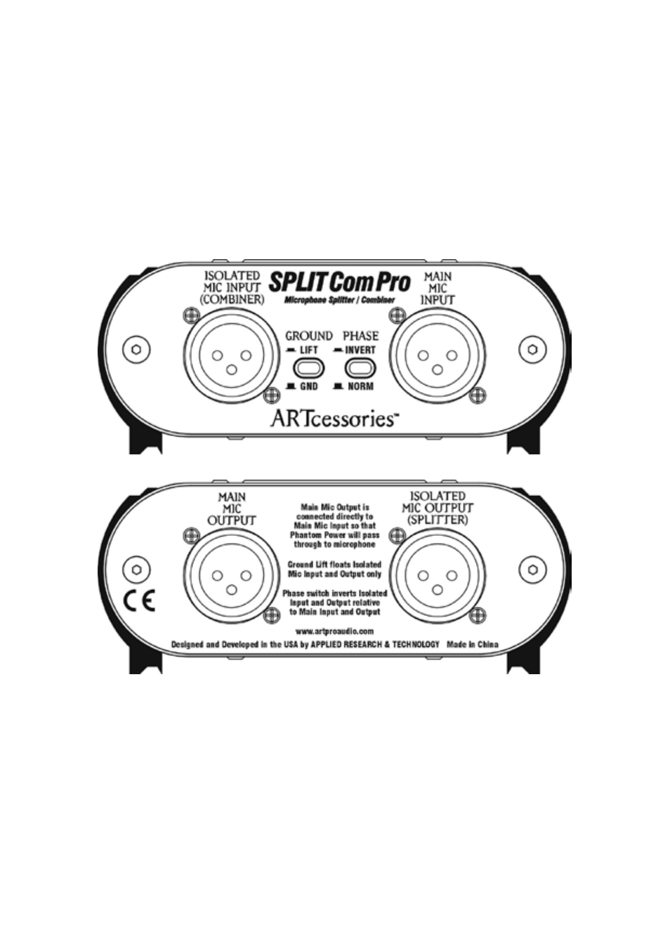 ART Pro Audio SPLITComPro - Mic Splitter/Combiner User Manual | Page 8 / 15