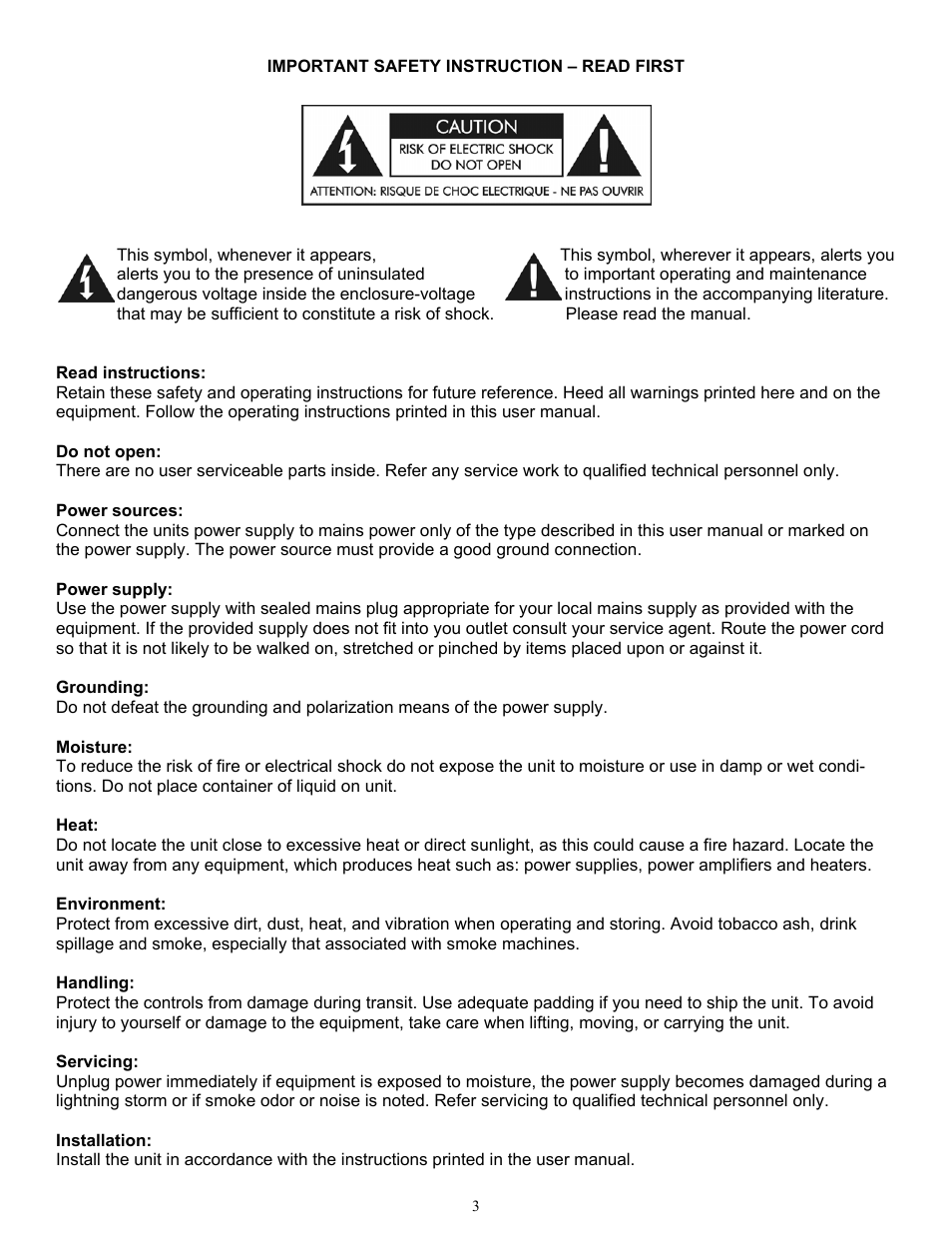 ART Pro Audio Tube MP - Project Series User Manual | Page 3 / 12