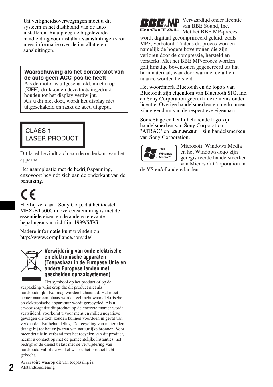 Sony MEX-BT5000 User Manual | Page 134 / 204