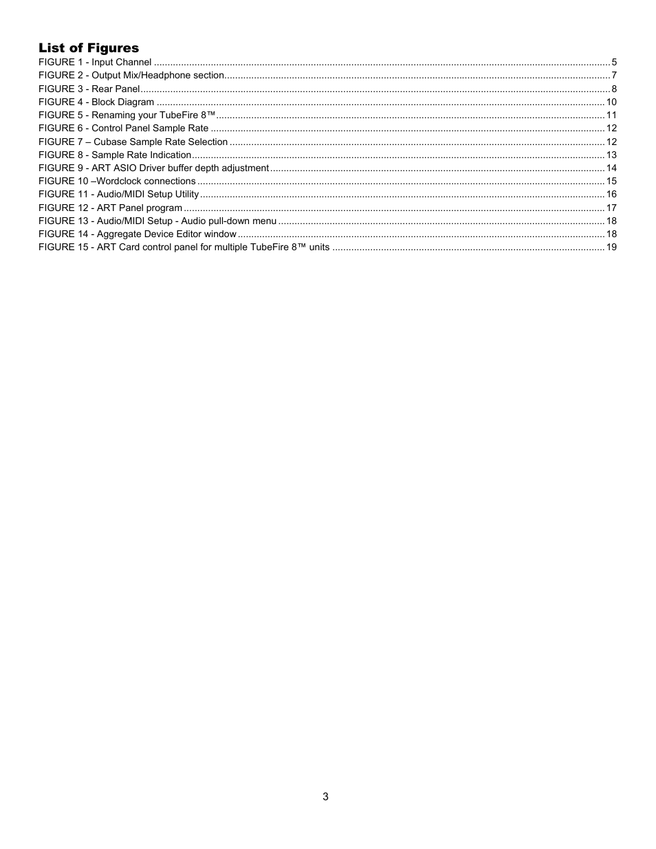 ART Pro Audio TubeFire 8 - Eight Ch. Mic Pre with Firewire User Manual | Page 4 / 26